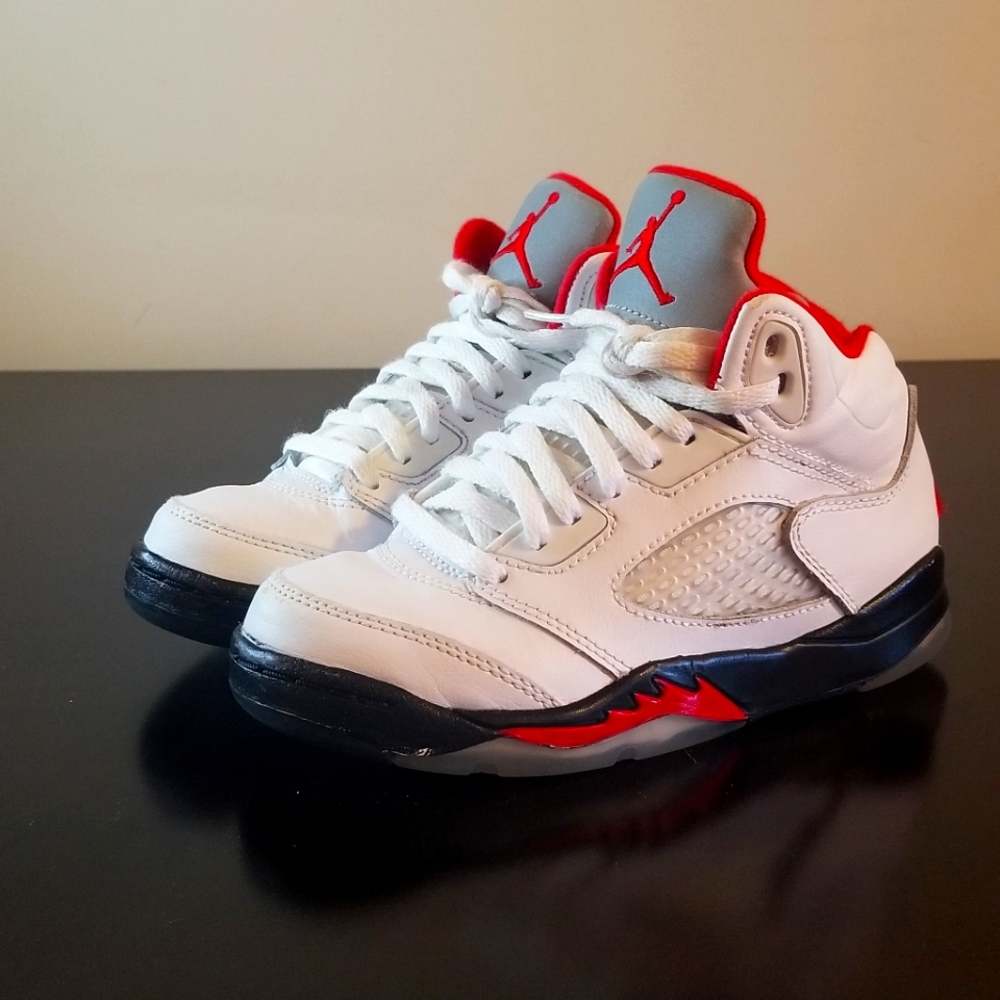 JORDAN 5 RETRO "FIRE RED" (PS)